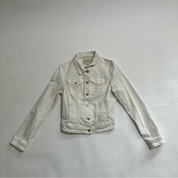 Anthropologie Jackets & Blazers - ANTHRO Pilcro and the Leterpress white denim jacket